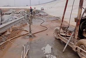 铁岭公路钻孔施工